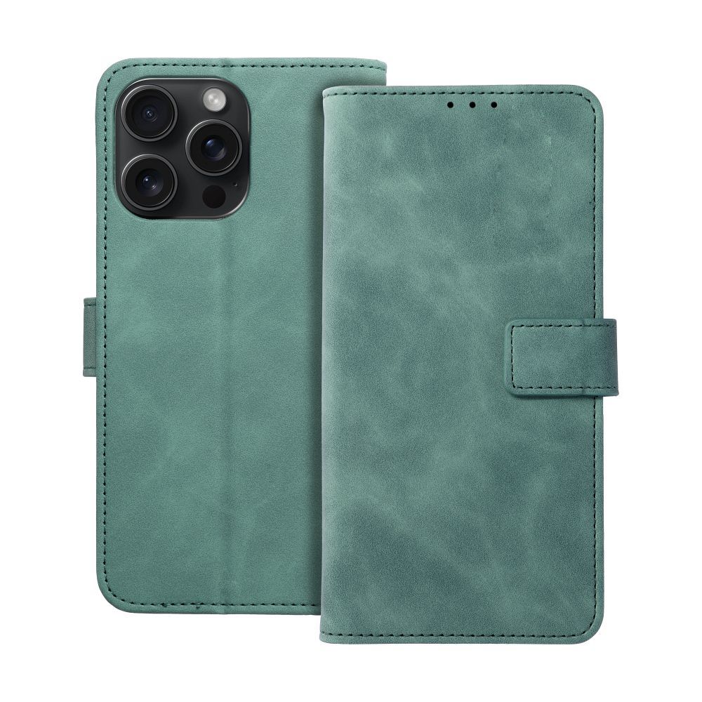 21897b128da473d6442f8789cdcb2c8c TENDER Book Case for IPHONE 15 Pro Max green