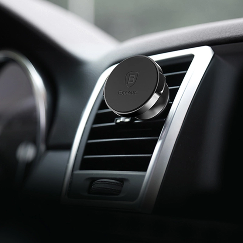 Baseus Small Ears Series SUER-A01 magnetic car air vent holder - blackeng