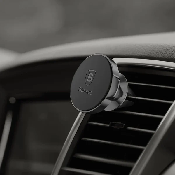 Baseus Small Ears Series SUER-A01 magnetic car air vent holder - blackeng