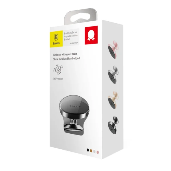 Baseus Small Ears Series SUER-B01 magnetic car dashboard holder - blackeng