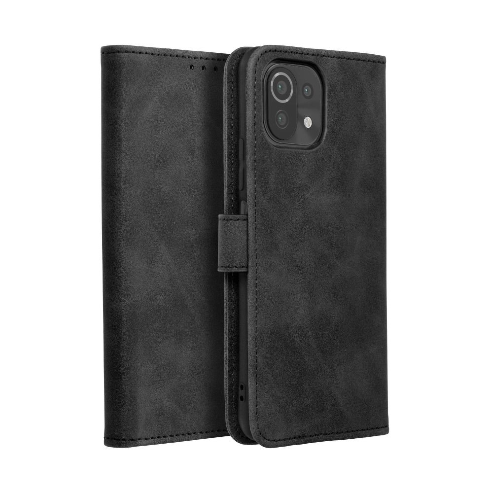 22b9fa2be72a0300b8bae30599aed74a TENDER Book Case for XIAOMI Mi 11 Lite 5G / Mi 11 Lite LTE ( 4G ) / Mi 11 Lite NE black