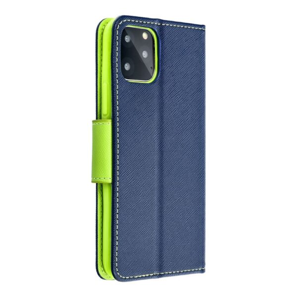 FANCY Book case for IPHONE 17 Pro navy / lime