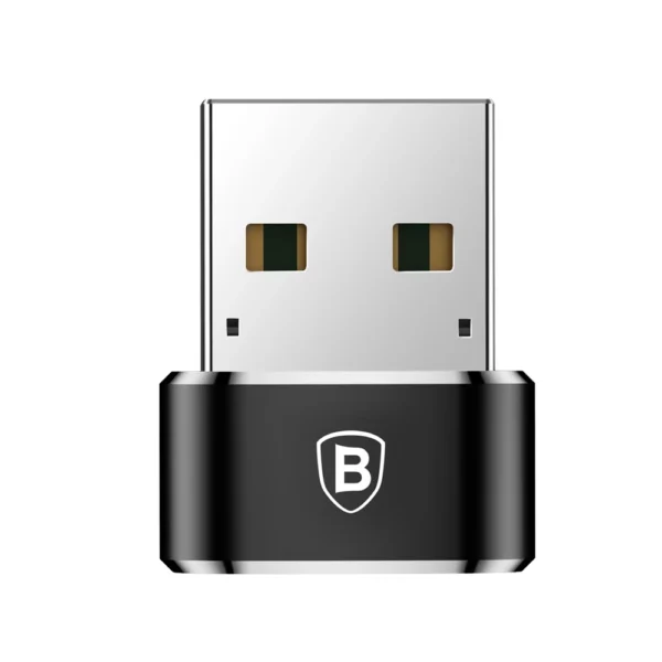 Baseus Mini USB-C to USB-A adapter - blackeng