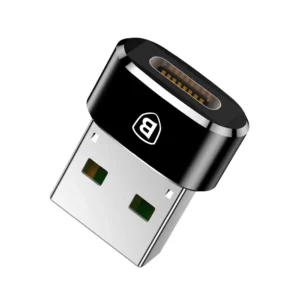 Baseus Mini USB-C to USB-A adapter - blackeng