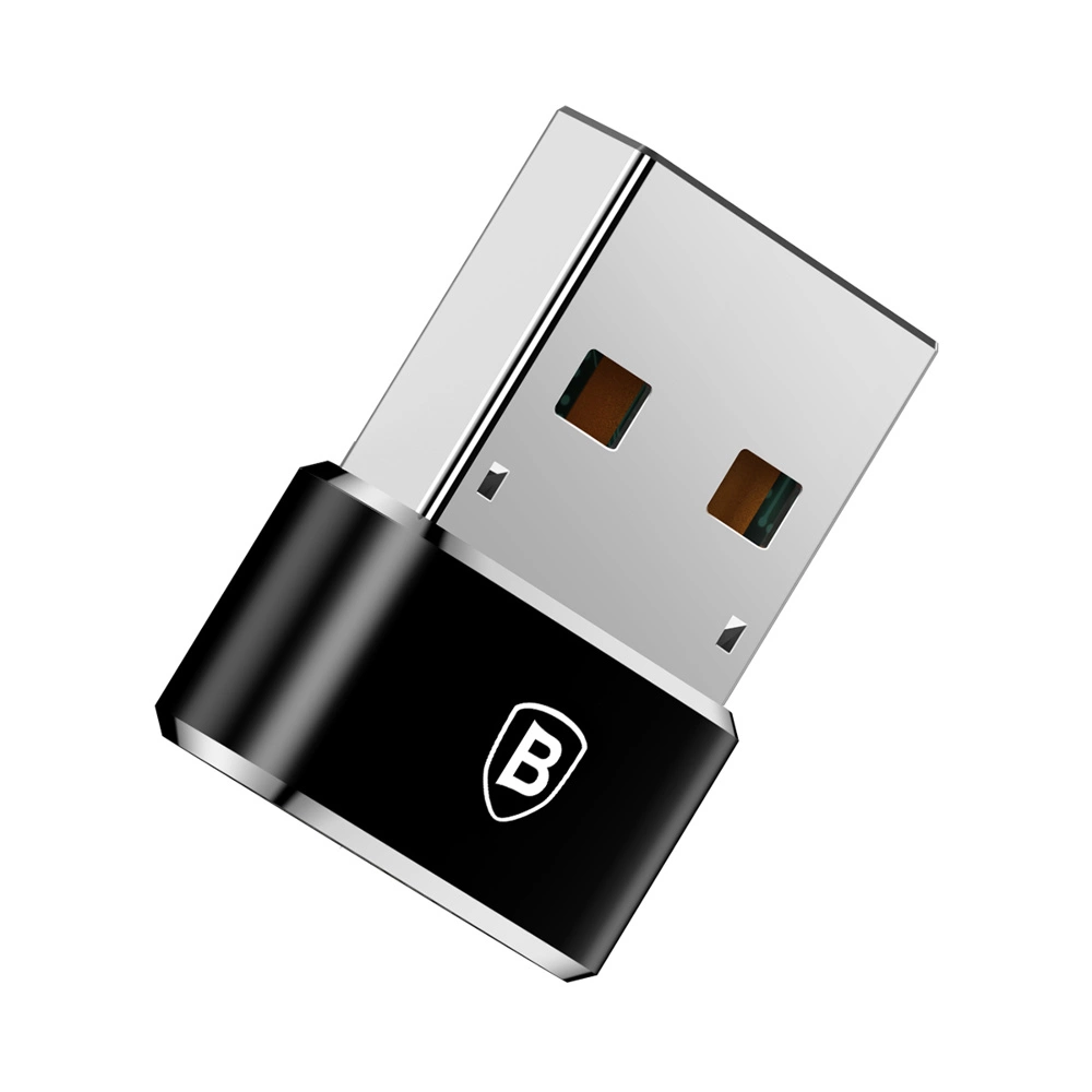 Baseus Mini USB-C to USB-A adapter - blackeng