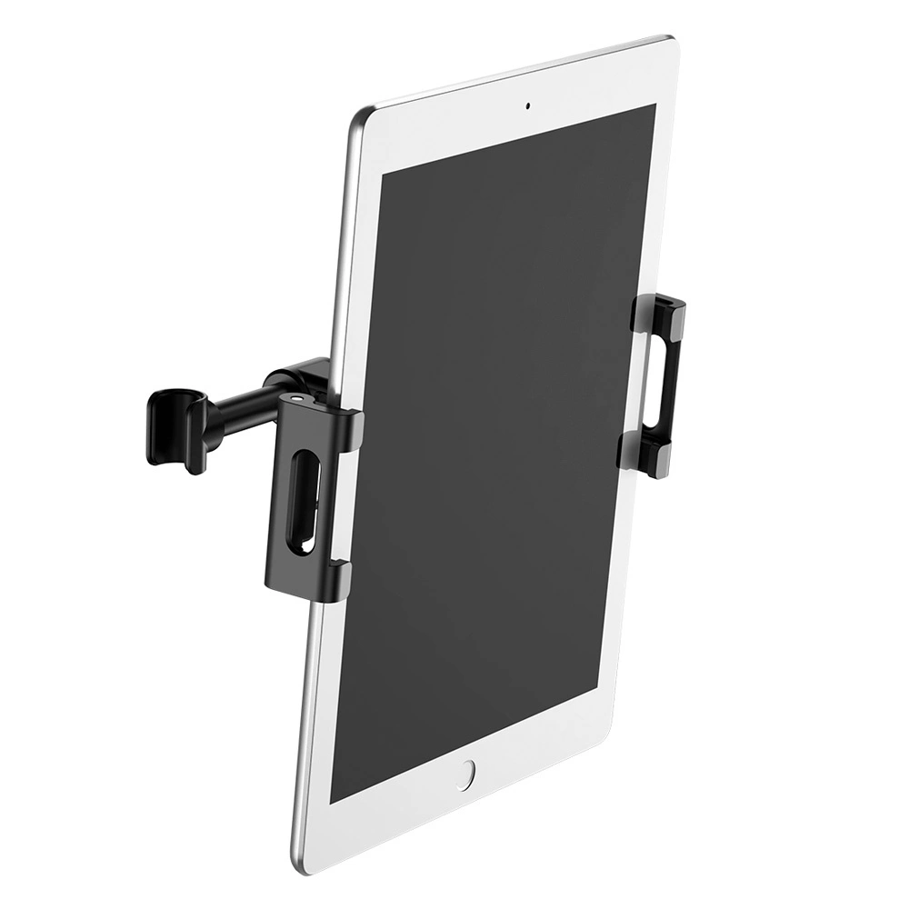 Baseus Backseat Car Mount SUHZ-01 Car Headrest Holder for Tablets / Smartphones 4.7-12.9" - Blackeng