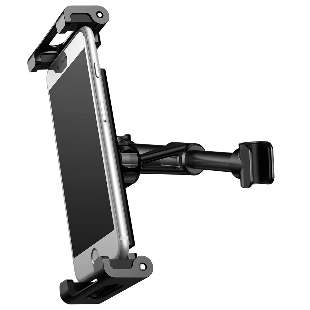 Baseus Backseat Car Mount SUHZ-01 Car Headrest Holder for Tablets / Smartphones 4.7-12.9" - Blackeng