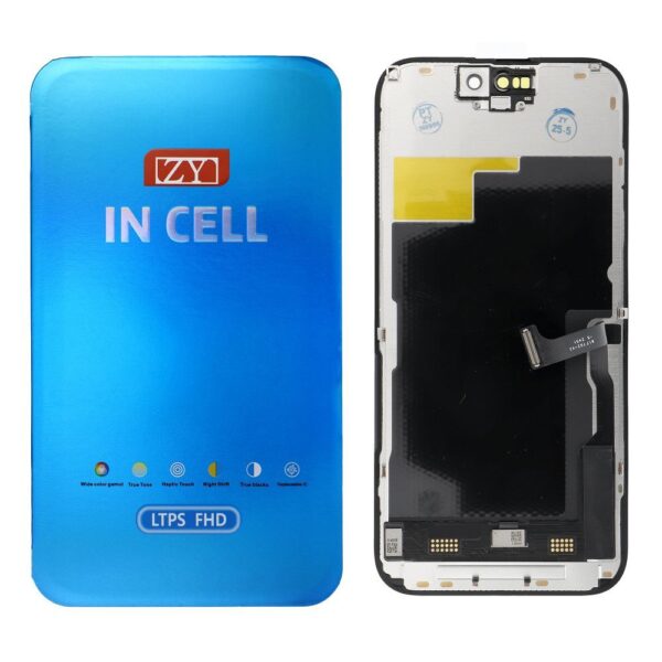 ZY LCD Display for IPHONE 15 PRO FFHD-900p Incell (Change IC)