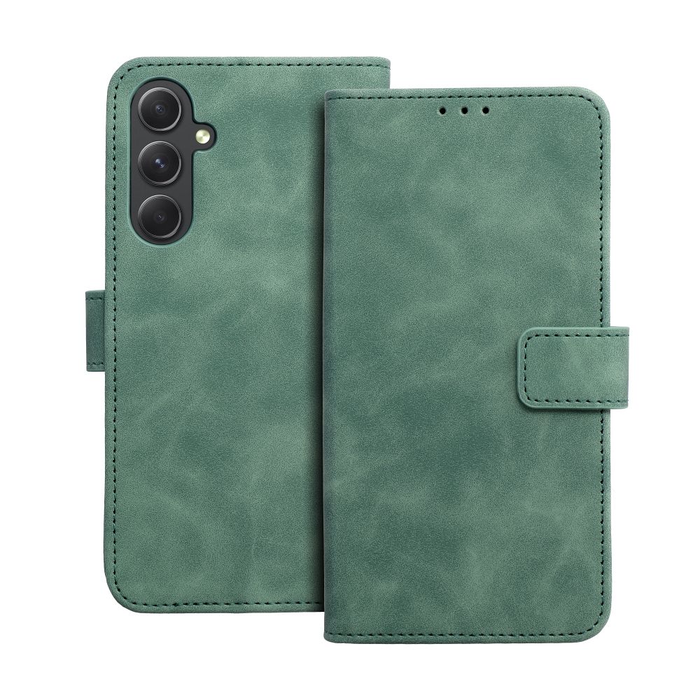 27a84ffa6a44d62e10e04d1b63f34690 TENDER Book Case for SAMSUNG A54 5G green