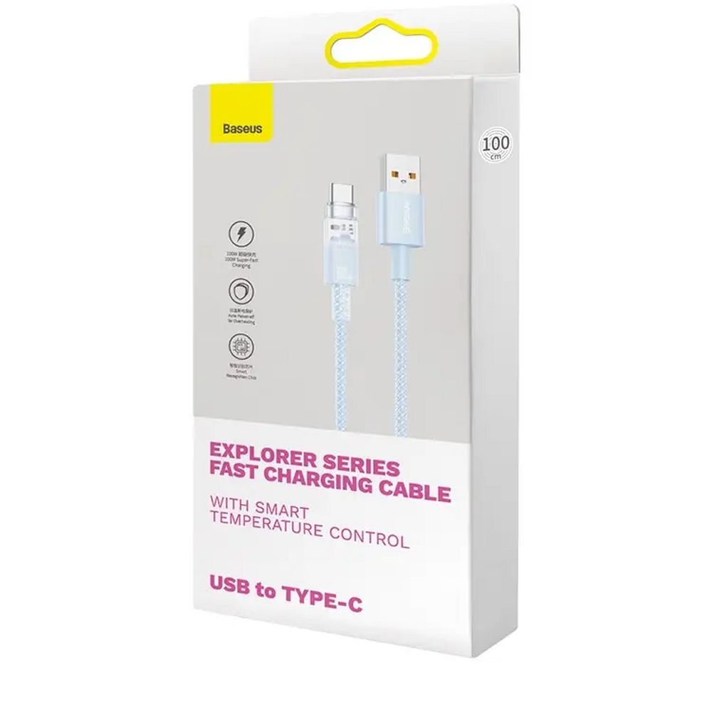 BASEUS cable USB A to Type C PD 100W Explorer CATS010503 2 m blue