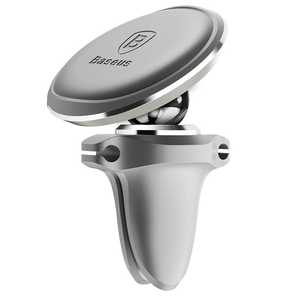 BASEUS magnetic car holder for air vent SUGX020012/SUGX-AOV silver