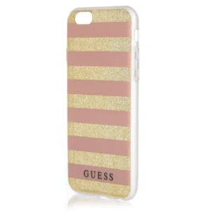 Guess GUHCP6STGPI iPhone 6/6S pink hardcase Ethnic Chic Stripes 3Deng
