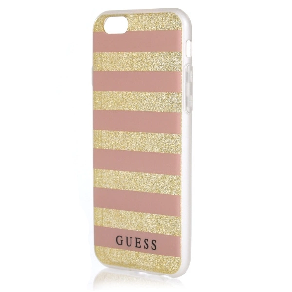 Guess GUHCP6STGPI iPhone 6/6S pink hardcase Ethnic Chic Stripes 3Deng