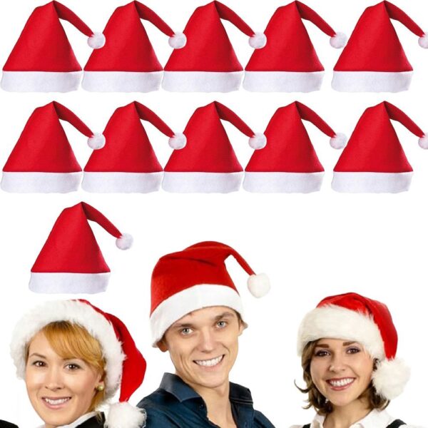 Santa Claus hat with pompom RC-K-296 red