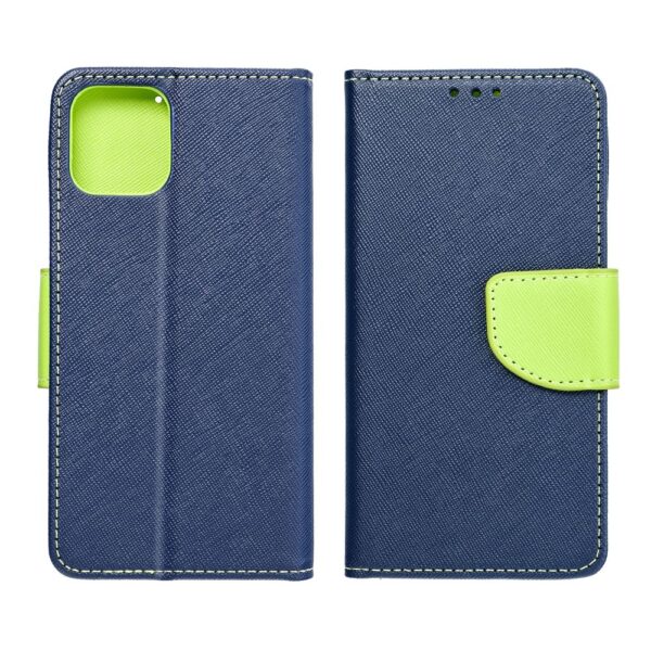 FANCY Book case for IPHONE 17 Pro navy / lime