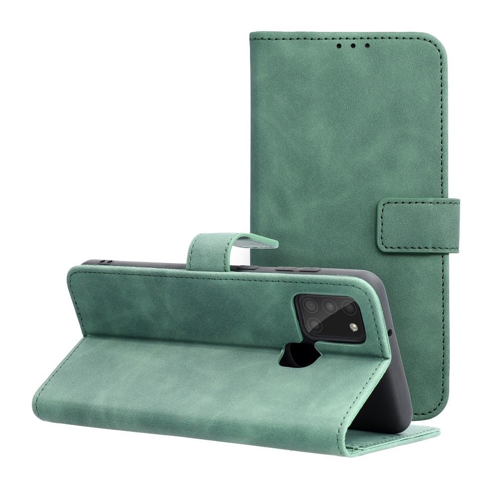 2a924eec0a1100551fb00a0fe971e030 TENDER Book Case for SAMSUNG A21s green