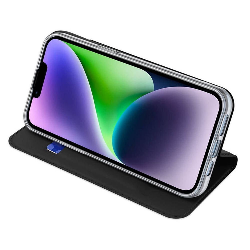 DUX DUCIS wallet case SKIN PRO for IPHONE 15 black