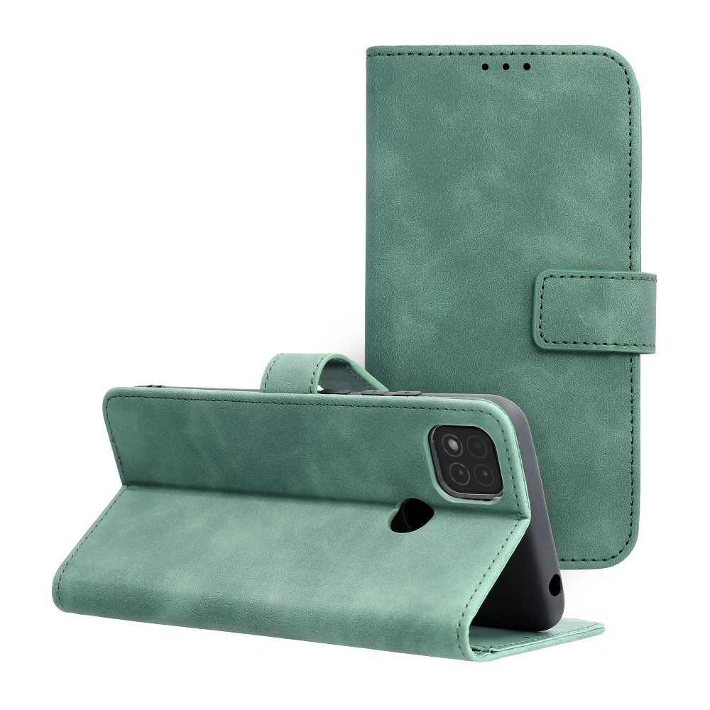 2f00eea26cf82be3c5e45f154babc9c1 TENDER Book Case for XIAOMI Redmi 9C / 9C NFC green
