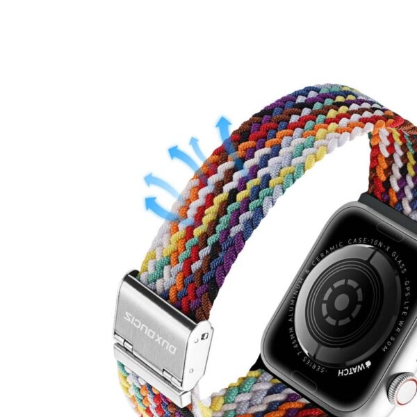 DUX DUCIS strap MIXTURE II stretchable braided for Apple Watch 38 / 40 / 41 mm black