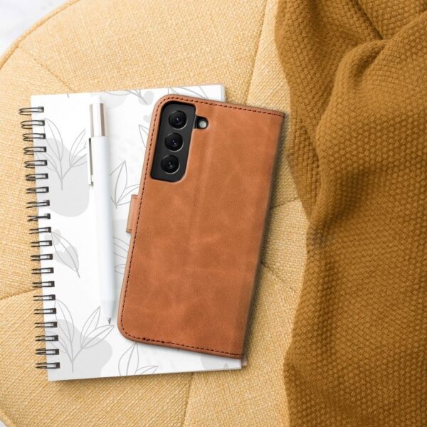 TENDER Book Case for SAMSUNG S22 brown