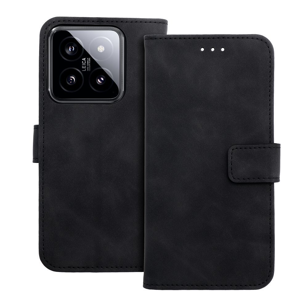 33166368dd7828ada58abcb4e9c694c8 TENDER Book Case for XIAOMI 14 black