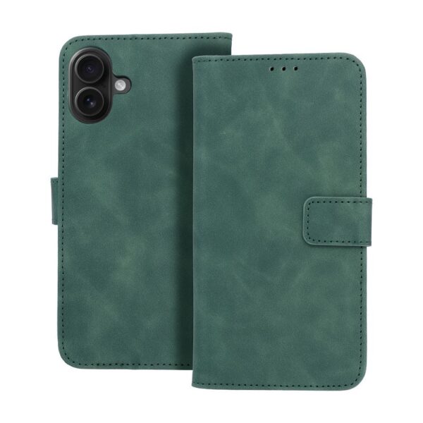 TENDER Book Case for IPHONE 16 Plus ( 6.7 green
