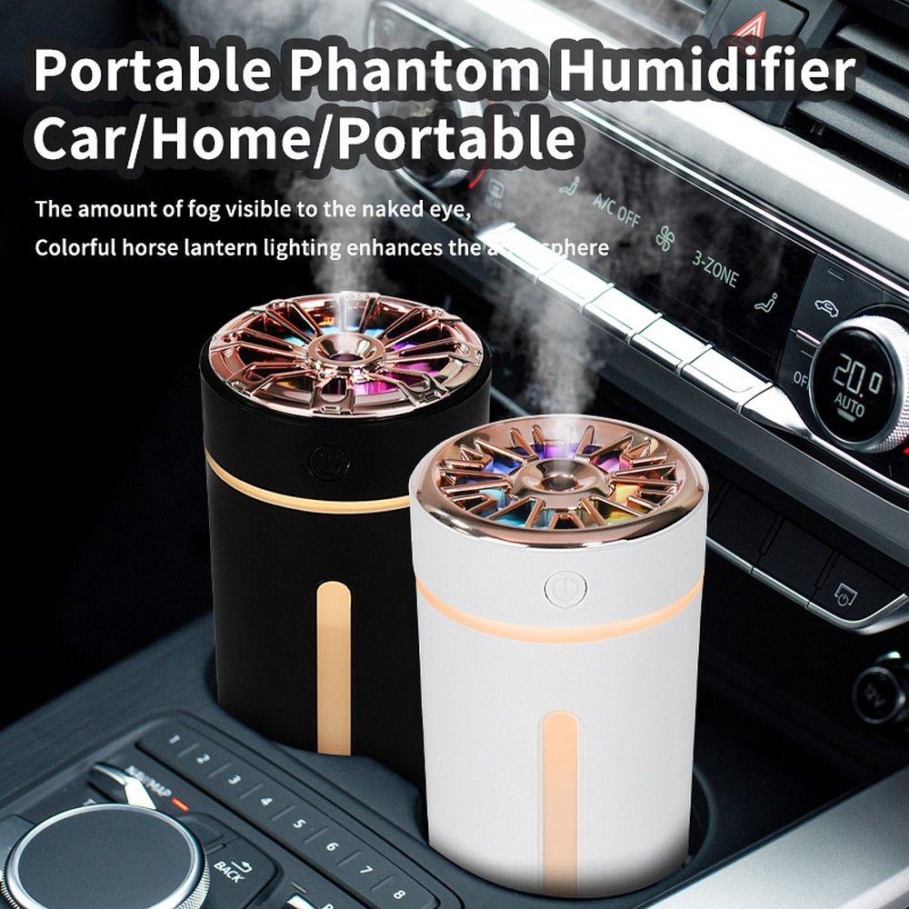Aromatherapy car machine / humidifier / diffuser Art Deco model RM-0628 white