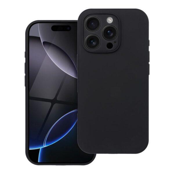 Case SILICONE 2mm for IPHONE 17 Pro compatible with MagSafe black