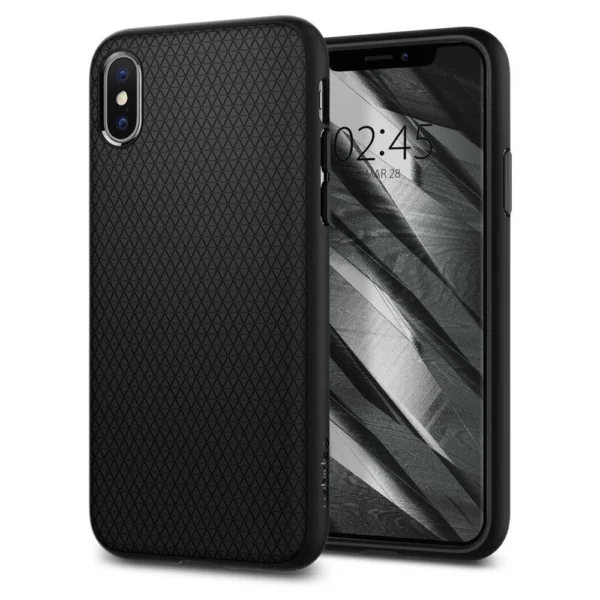 Spigen Liquid Air Case for iPhone X / XS - Matte Blackeng