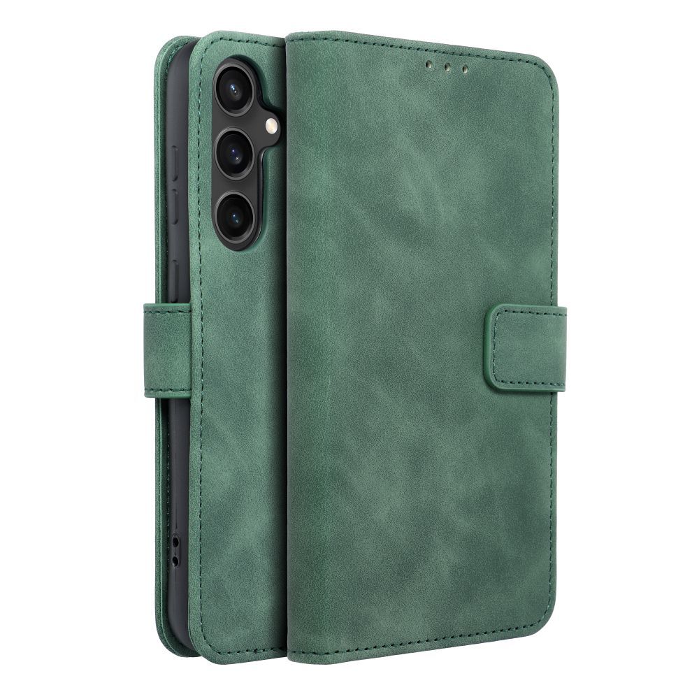3582549e89be8d5789a2daed5e177a37 TENDER Book Case for SAMSUNG S23 FE green