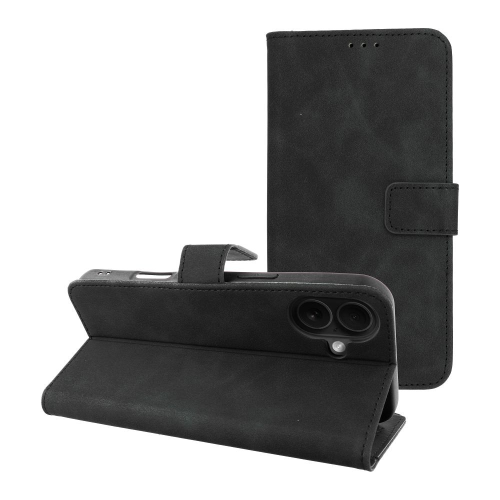 3618b73ec9e6af2ae19ac59d687569d9 TENDER Book Case for IPHONE 16 Plus ( 6.7 black