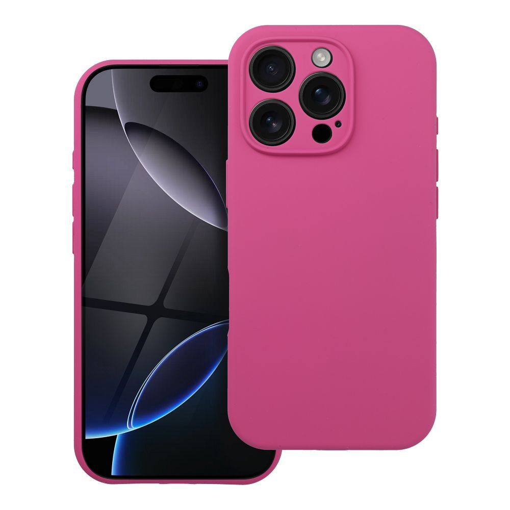 Case SILICONE 2mm for IPHONE 17 Pro compatible with MagSafe pink