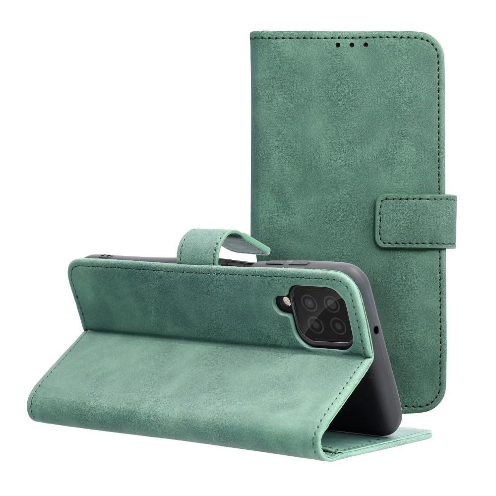 37017f59838d76dd0142946f63d0aef8 TENDER Book Case for SAMSUNG A12 / M12 green