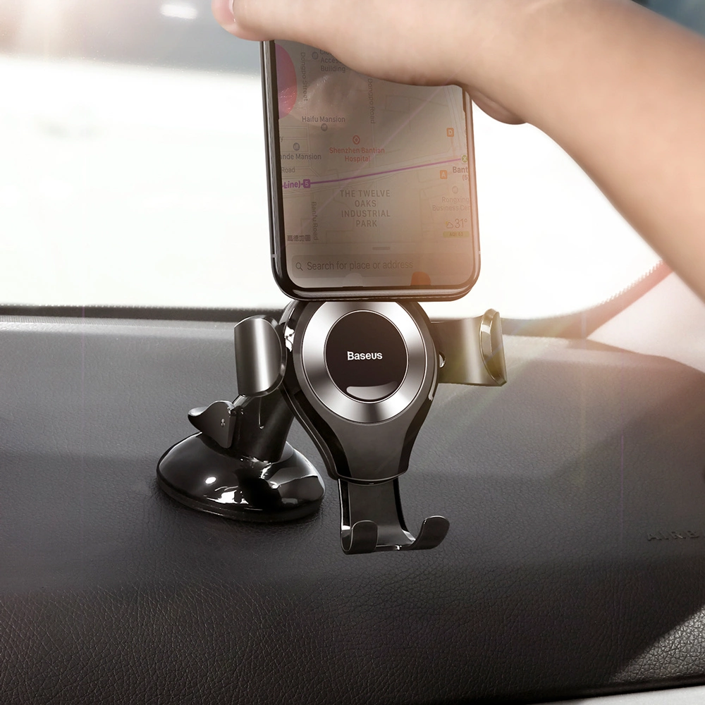 Baseus Osculum SUYL-XP0S gravity car holder for windshield or dashboard - silvereng