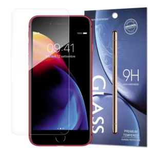 Tempered Glass 9H tempered glass iPhone SE 2022 / SE 2020 / iPhone 8 / iPhone 7 / iPhone 6S / iPhone 6 (packaging - envelope)eng