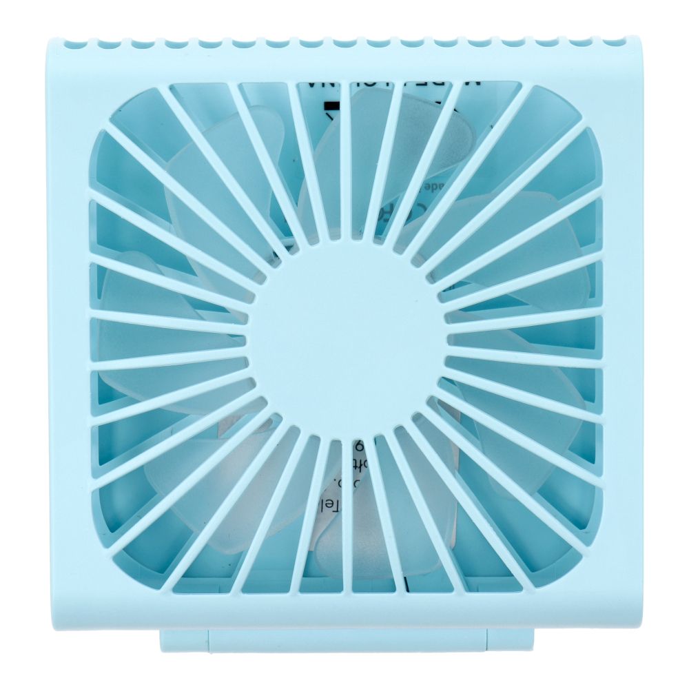 Portable fold fan F10 blue