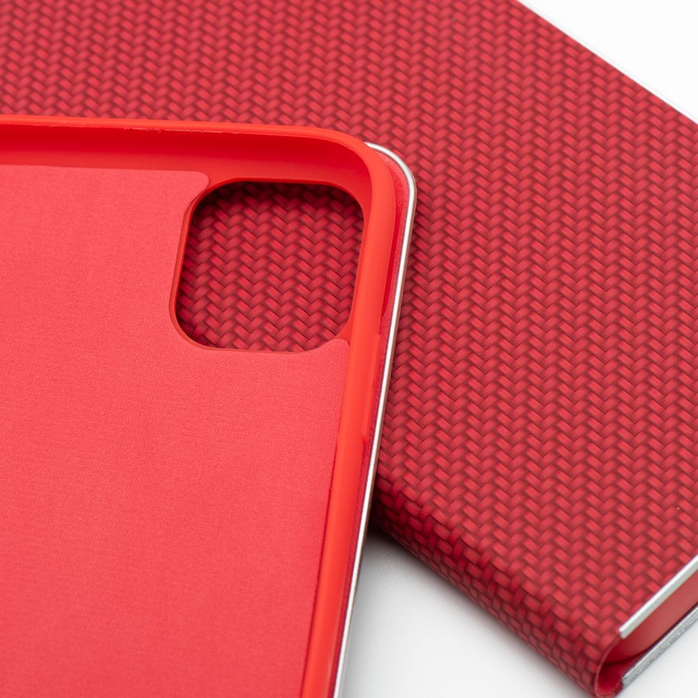LUNA Book Carbon for IPHONE 17 Pro Max red