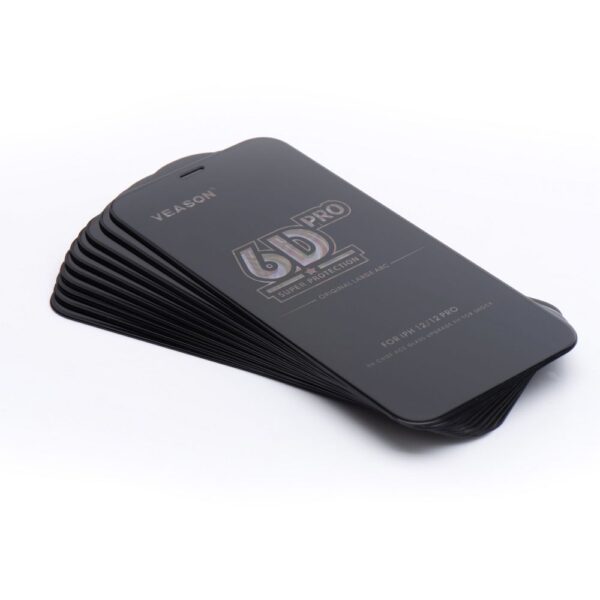 6D Pro Veason Glass (SET 10in1) - for Iphone 17 Pro Max black