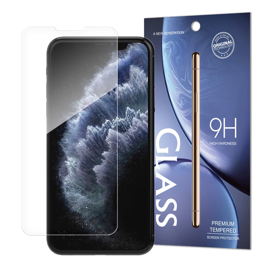 Tempered Glass 9H Screen Protector for iPhone 11 Pro / iPhone XS / iPhone X (packaging – envelope)eng