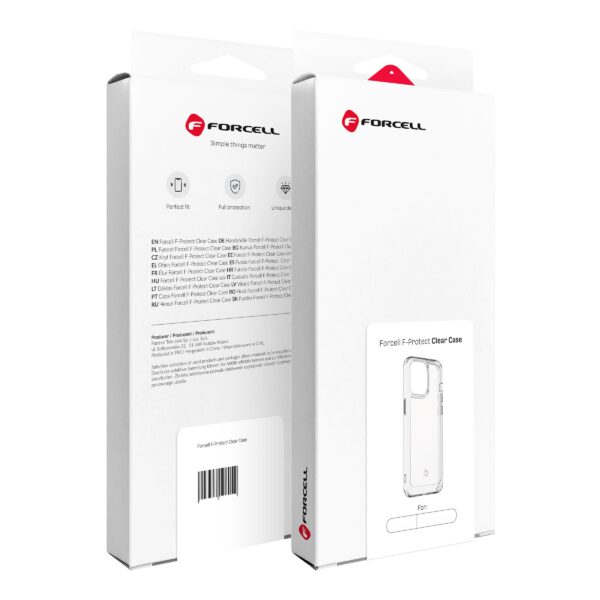 FORCELL F-PROTECT Clear Case for MOTOROLA EDGE 40 transparent