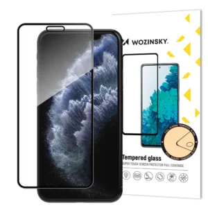 Wozinsky super tough full glue tempered glass full screen with frame case friendly Apple iphone 11 pro / iphone xs / iphone x blackeng