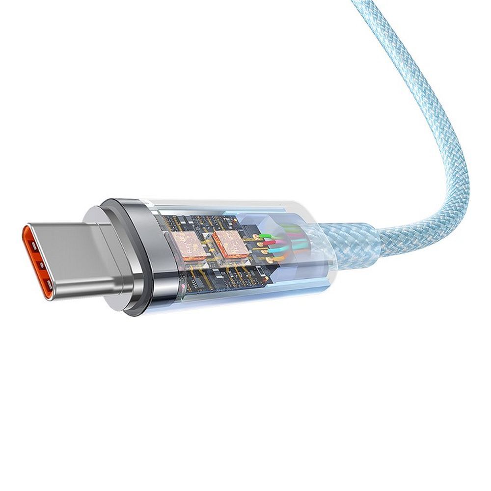 BASEUS cabel Type C to Type C PD 6A 100W Explorer P10319703311-00 / CB000043 1 m blue