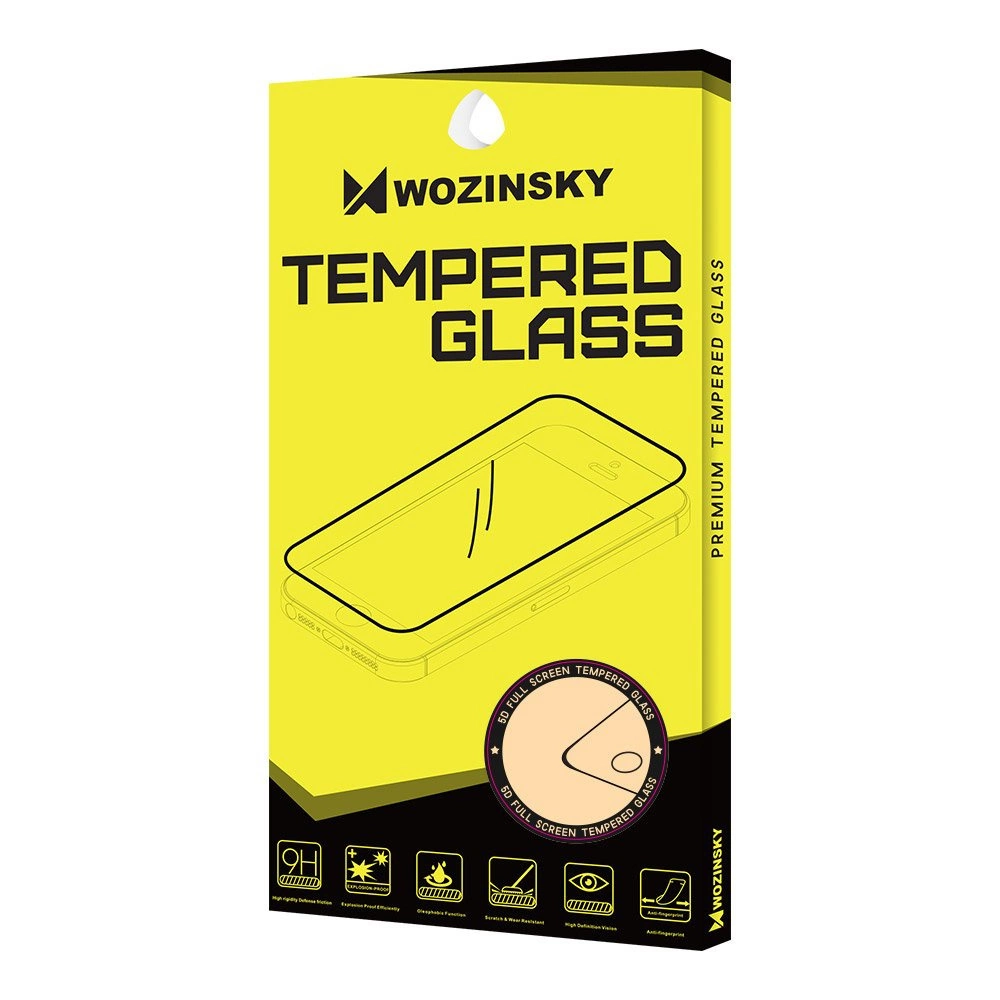 Wozinsky PRO+ Tempered Glass 5D Full Glue Super Tough Screen Protector Full Coveraged with Frame for iPhone 11 Pro / iPhone XS / iPhone X blackeng