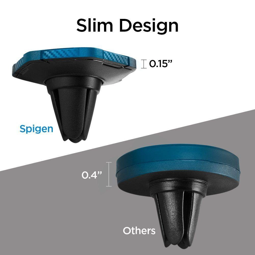 Spigen QS11 Magnetic Car Air Vent Phone Holder - Blackeng