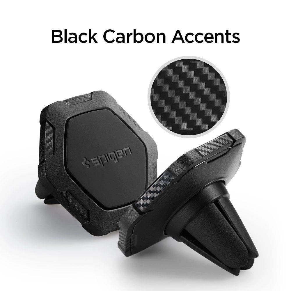 Spigen QS11 Magnetic Car Air Vent Phone Holder - Blackeng