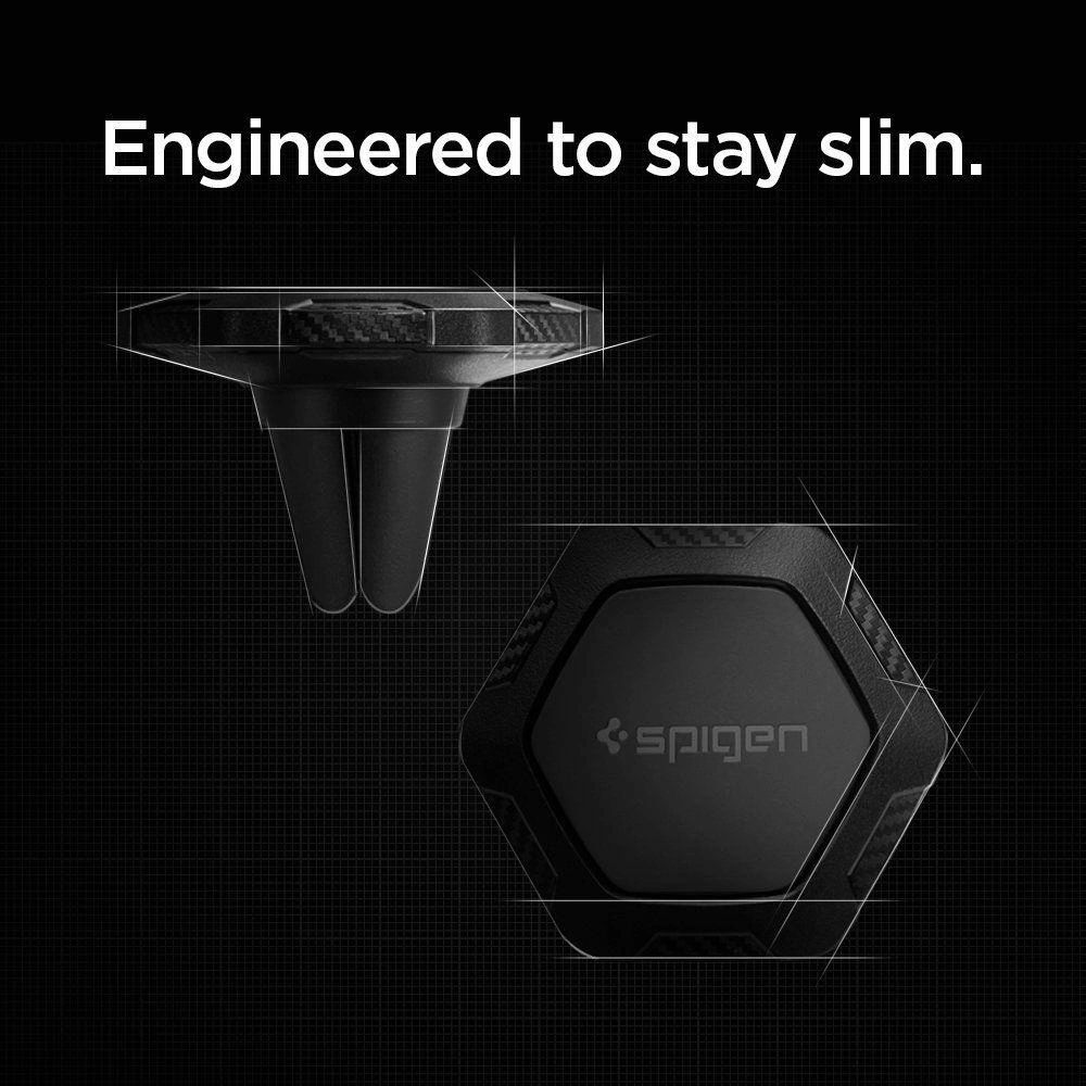 Spigen QS11 Magnetic Car Air Vent Phone Holder - Blackeng