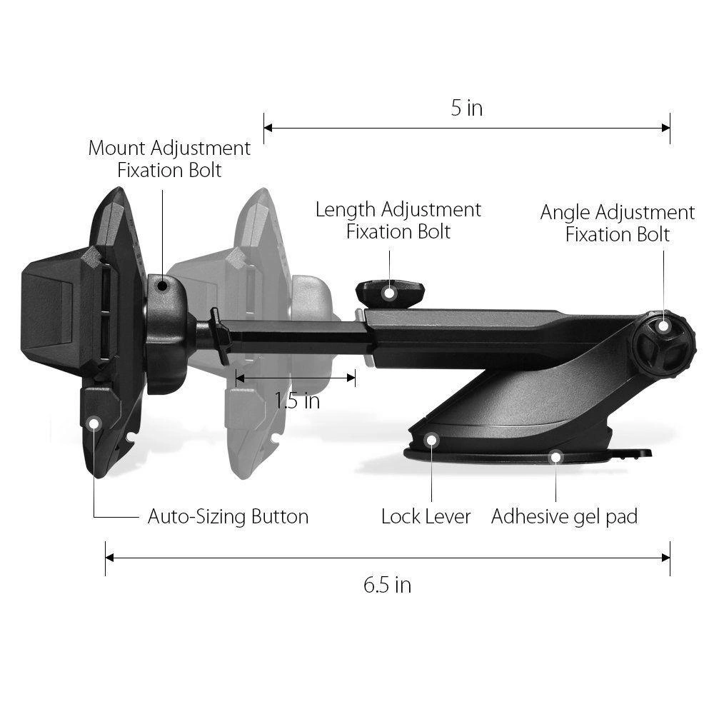 Spigen TS35 Car Cockpit Phone Holder - Blackeng