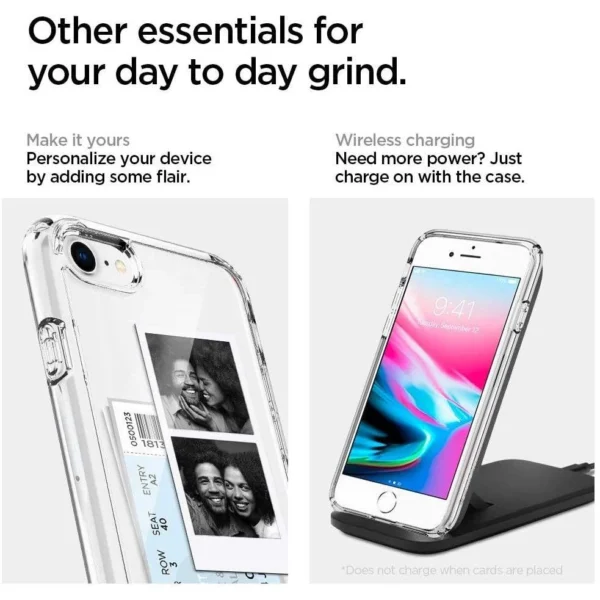 Spigen Ultra Hybrid Case for iPhone 7 / 8 / SE 2020 / SE 2022 - Transparenteng