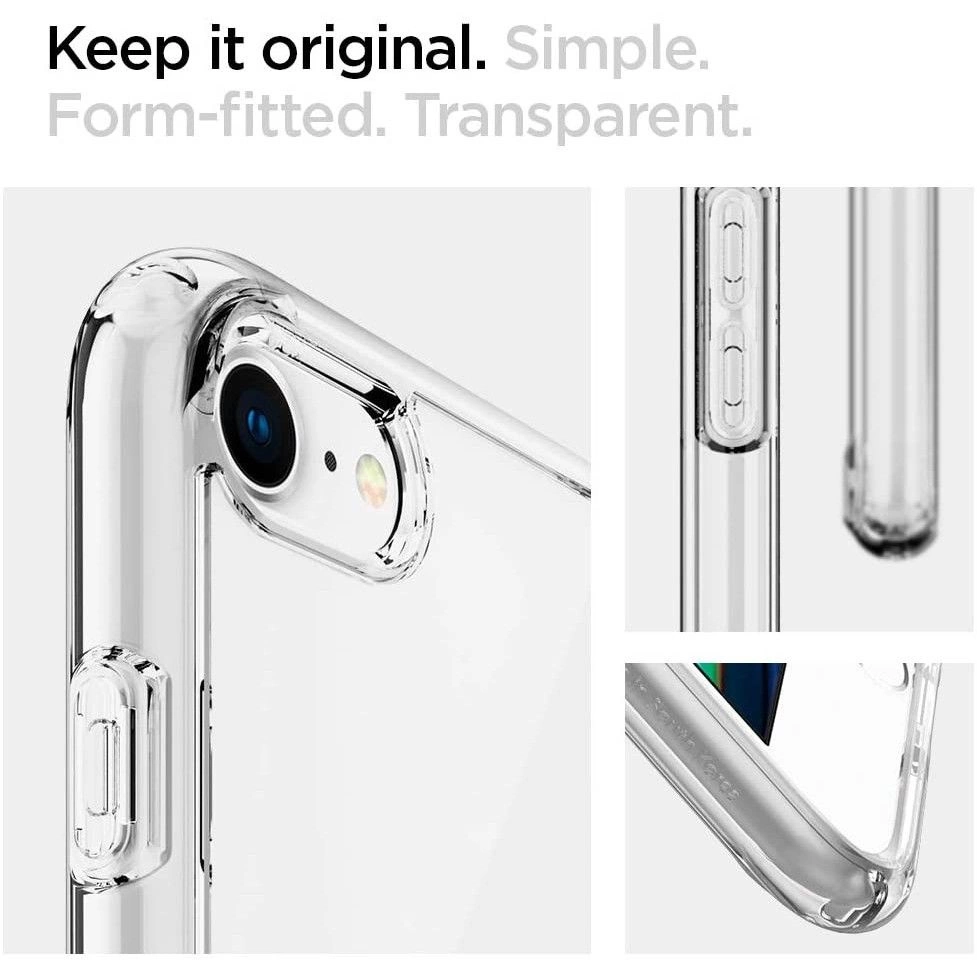Spigen Ultra Hybrid Case for iPhone 7 / 8 / SE 2020 / SE 2022 - Transparenteng