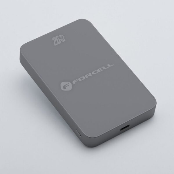 FORCELL F-ENERGY F10K8 Super Slim powerbank compatible with MagSafe PD3.0 QC4.0 15W 10000 mAh black